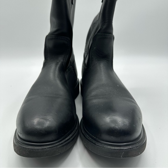 Red Wing Pecos Black Boots Mens 12 D Leather 1125 Western Work USA Made READ - Picture 6 of 14